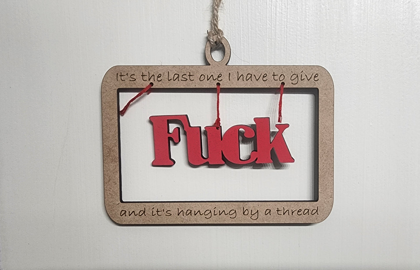 One F@#k Ornament