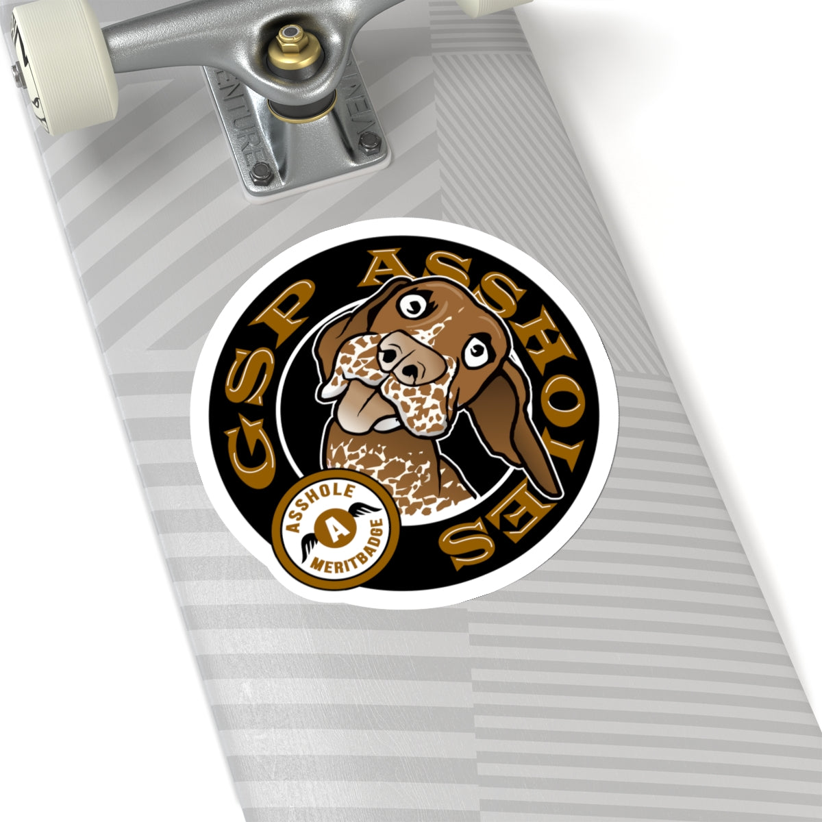 Official GSP AH Sticker Brown