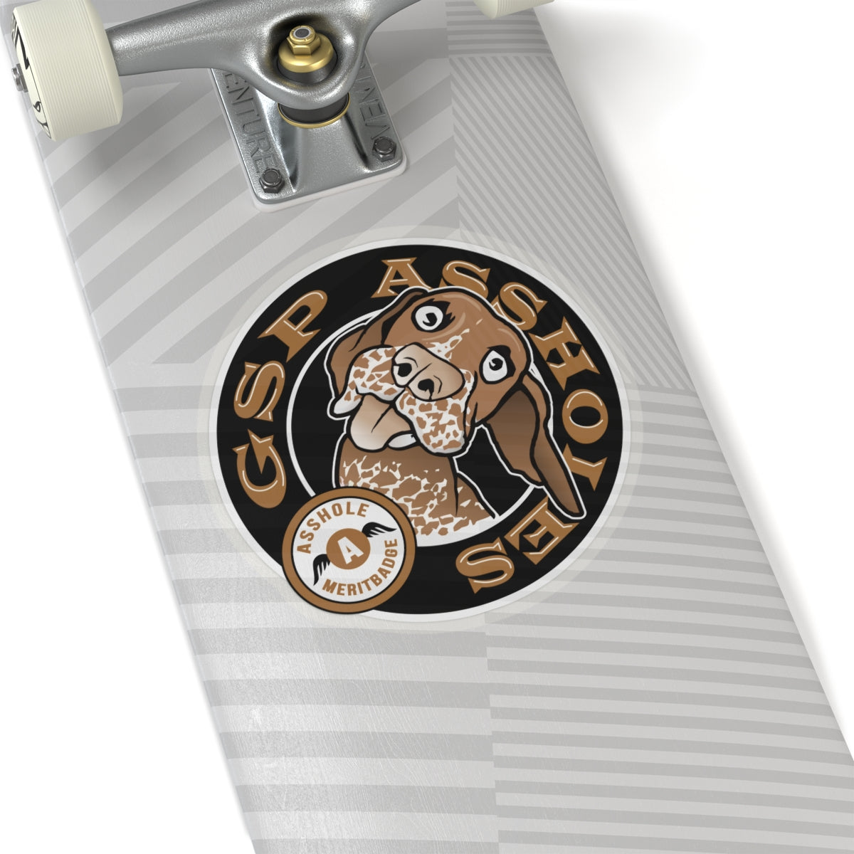 Official GSP AH Sticker Brown