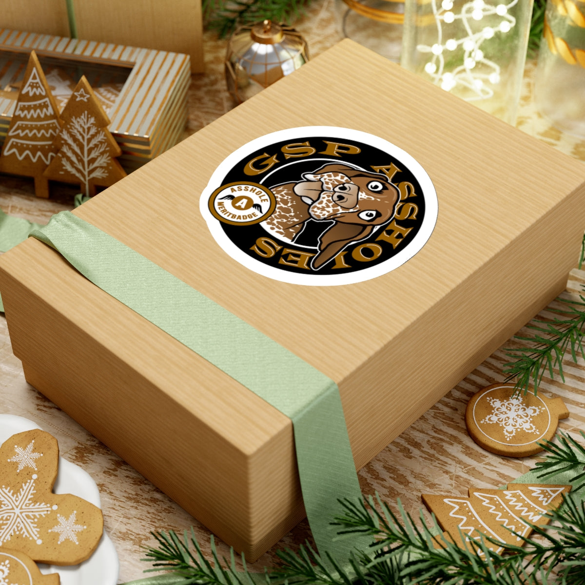 Official GSP AH Sticker Brown