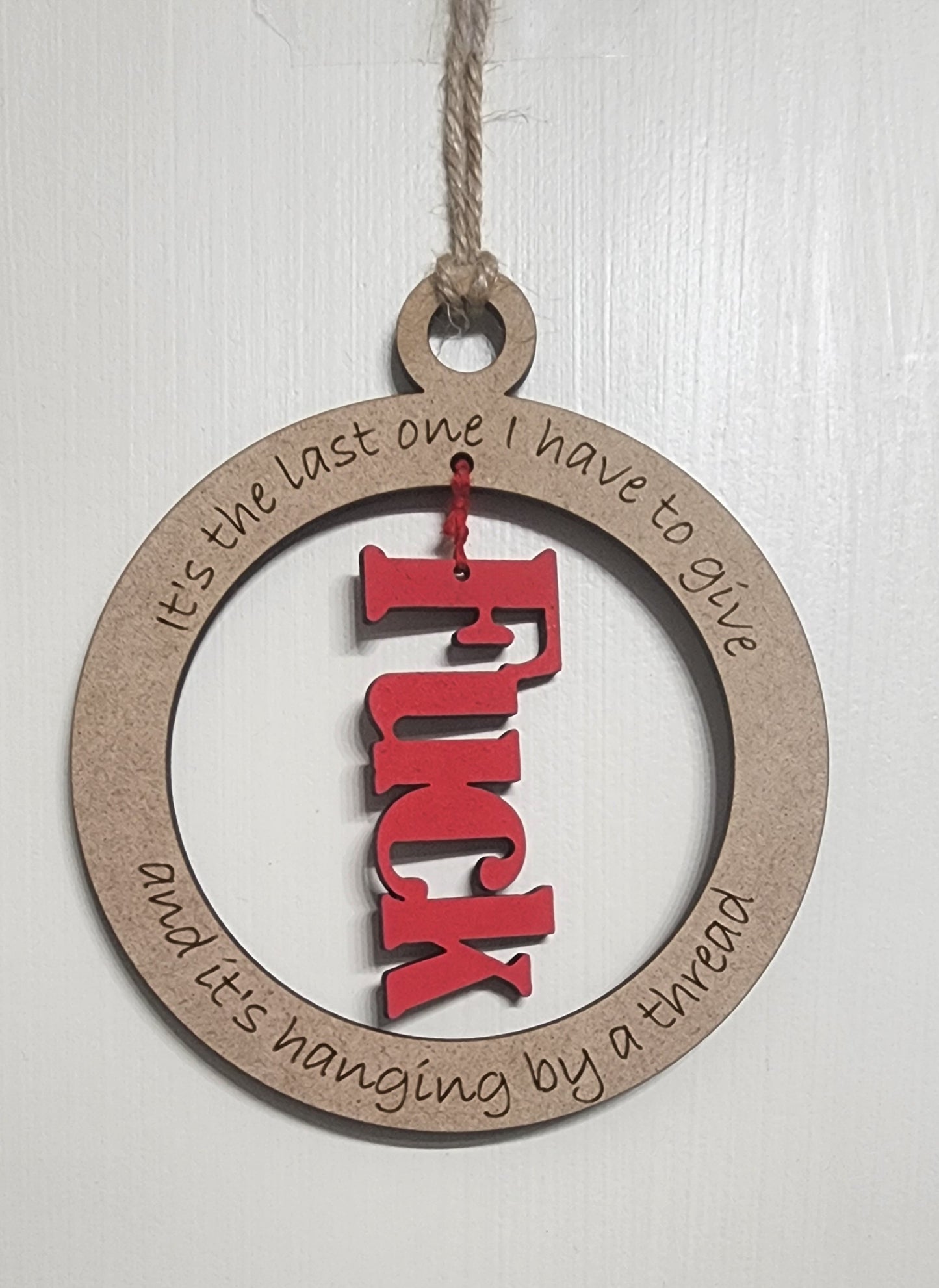 One F@#k Ornament