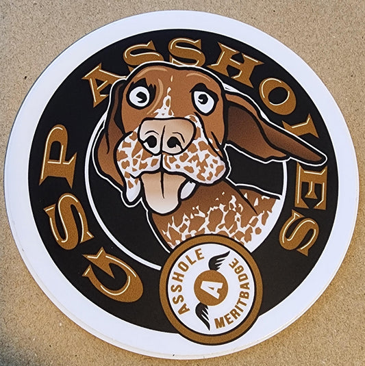 *GSP AH Decal 4inch brown